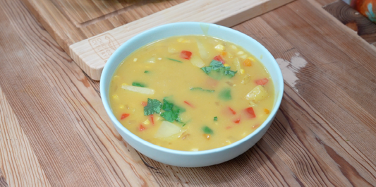 Spicy Southeast Asia Spiced Corn Chowder