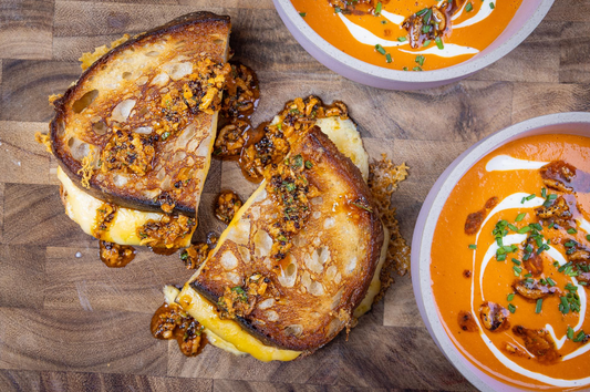 Hidden Valley® Ranch Grilled Cheese and Tomato Soup﻿