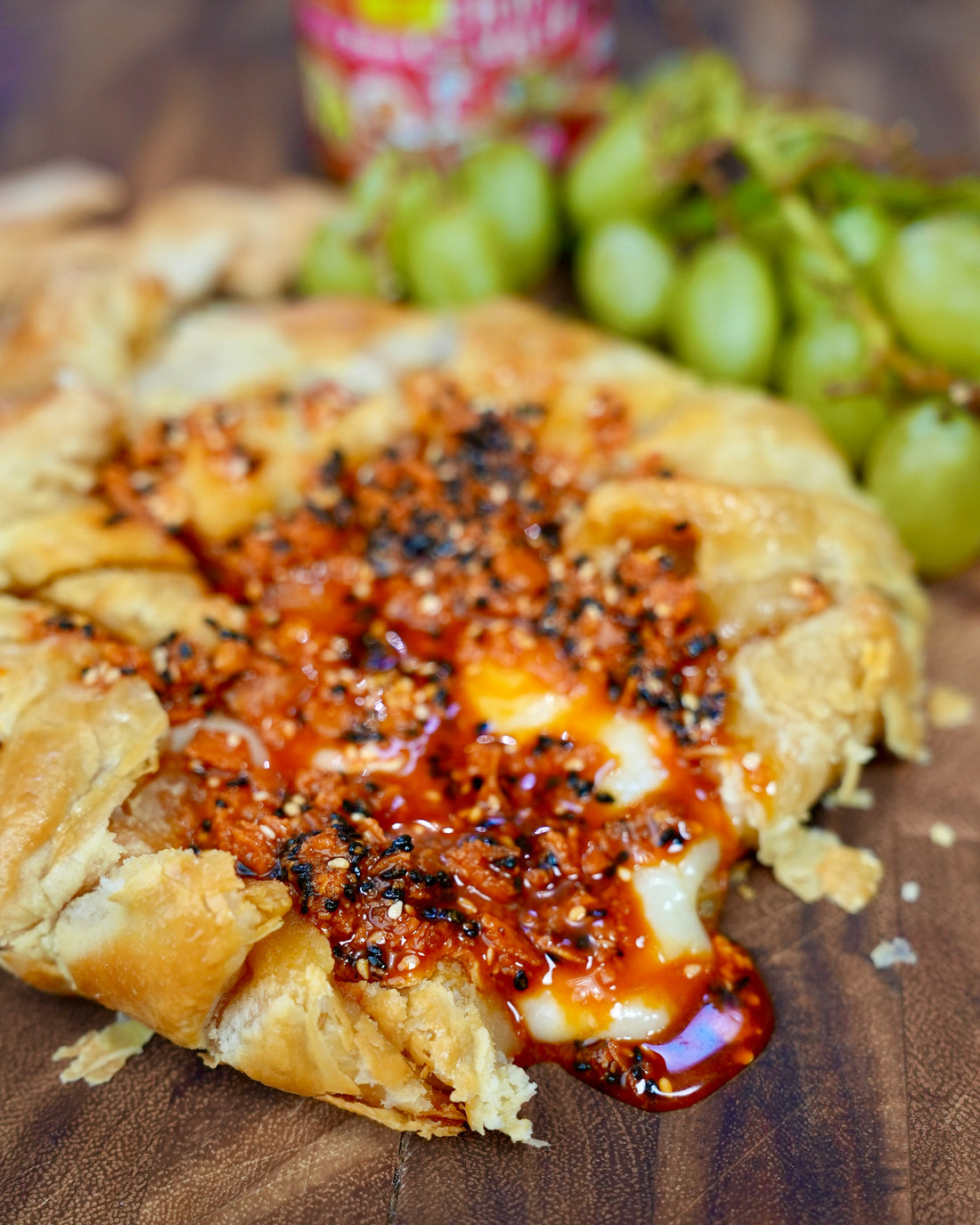 Spicy Crunch Baked Brie