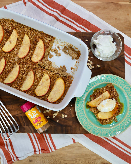 Moroccan Baked Oatmeal with Apples