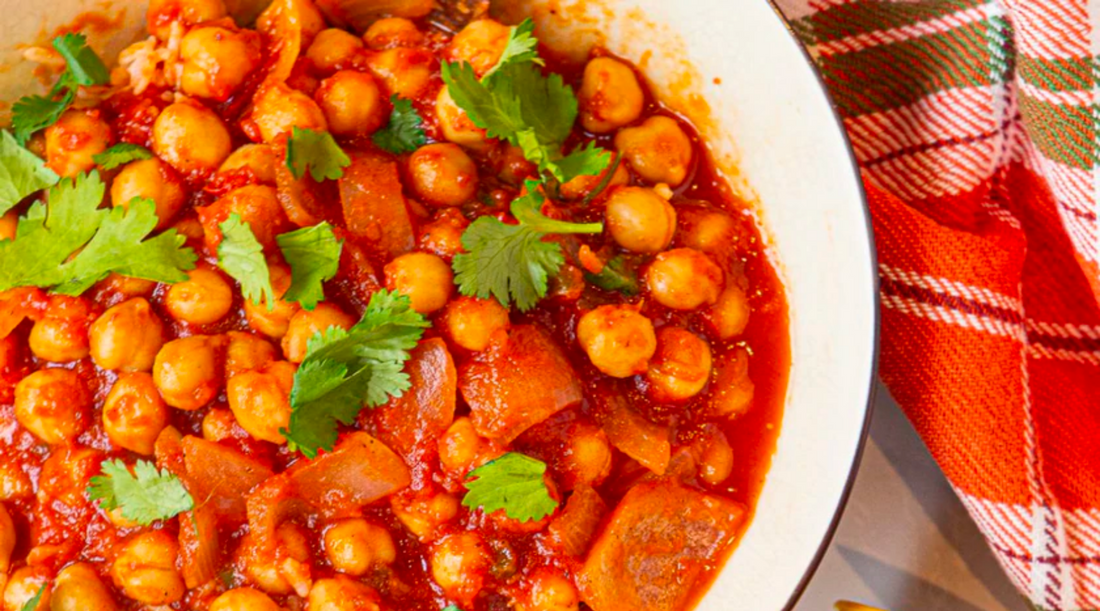 This Little Goat went to India Spicy Stewed Chickpeas