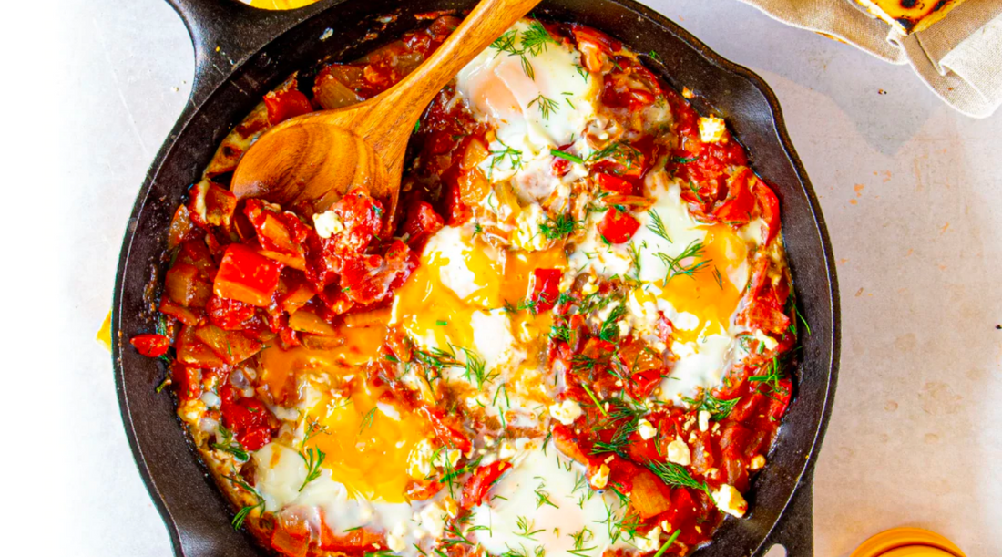 this little goat went to morocco spiced shakshuka