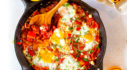 this little goat went to morocco spiced shakshuka